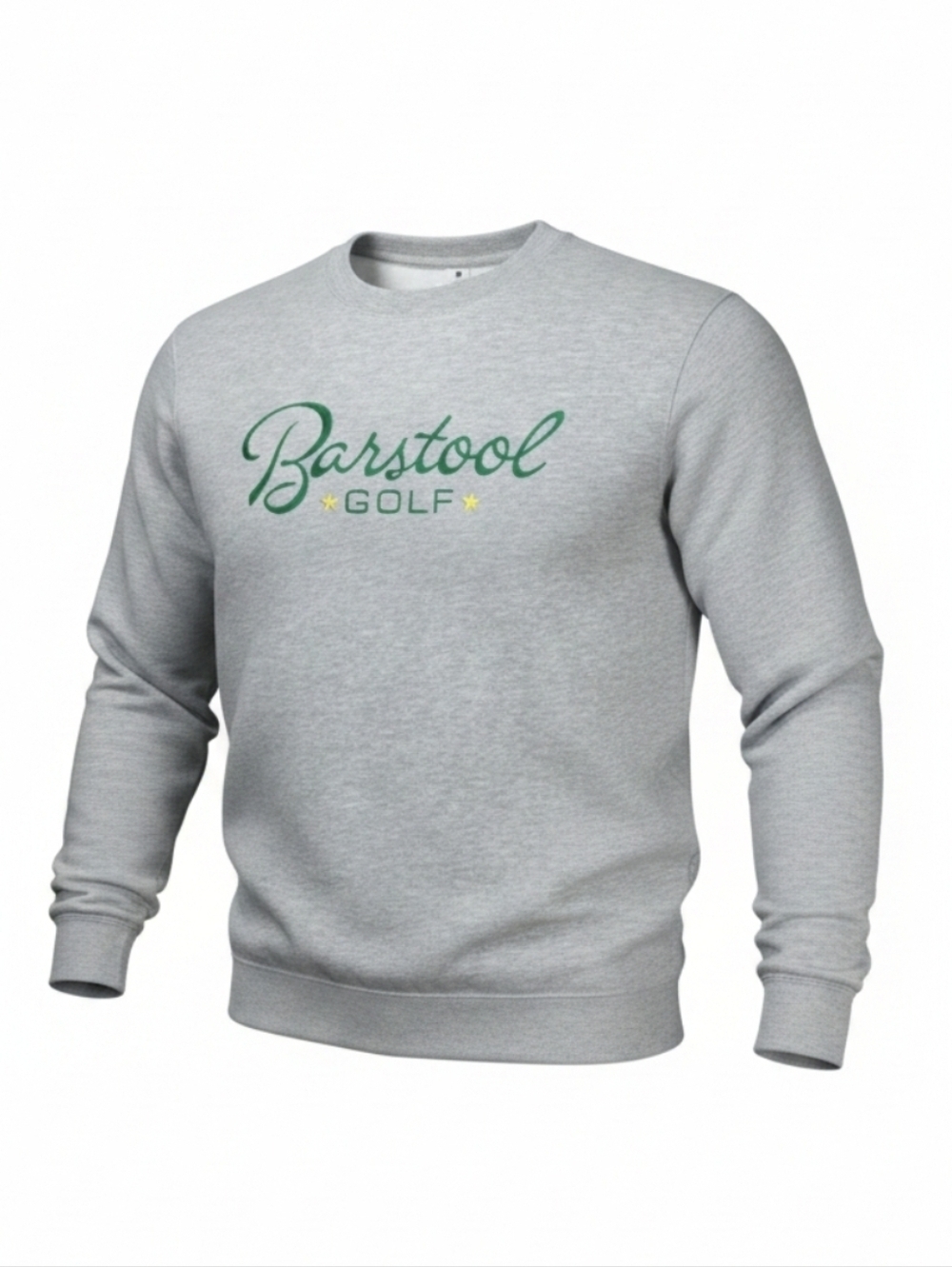 Barstool Sports Barstool Golf Casual Crew Neck Mens Size Small Sweatshirt Grey